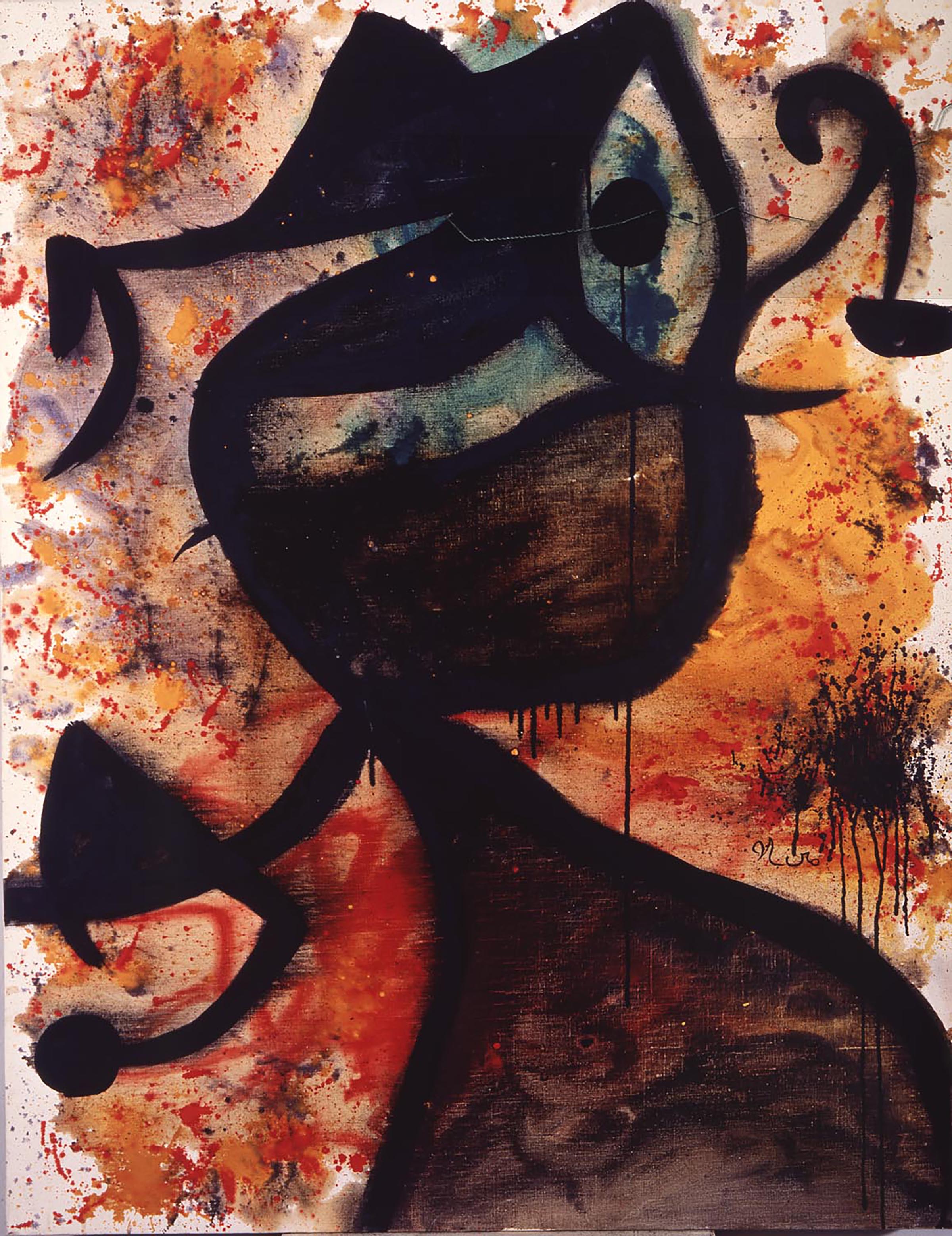 Joan Miru00f3, Personnage, oiseaux, 1974